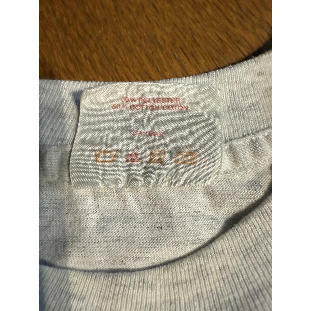 Vintage‎ Calgary Canada Chuckwagon T-Shirt L 50/50 Heather Gray Made in Canada - Picture 5 of 9
